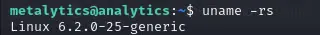 Comprobando la versión vulnerable del kernel